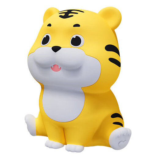 Sterne und Monde, zwölf Sternzeichen, Jungen und Mädchen, Neujahrs- und Neujahrsgeburtstagsgeschenke für Freundinnen und beste Freunde, praktische High-End-Ornamente für Kinder zum Schlafen, Tiger, Tiger, Dundun + exquisite Verpackung + Geschenktüte, mit 3C-Ladekopf