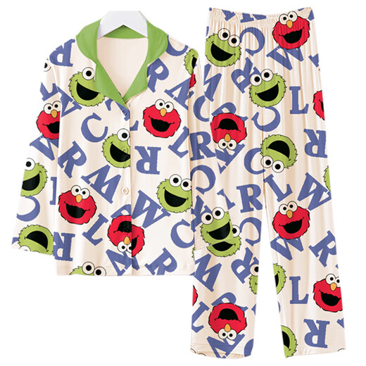 Modal Boys Pyjama Frühlings- und Herbst-Modal-Kinder-Langarm-Kinder-Home-Kleidung für Kinder mittelgroße Kinder 2024 Neuer Herbst 2M-ST-12158 12 Größen (120-130) cm
