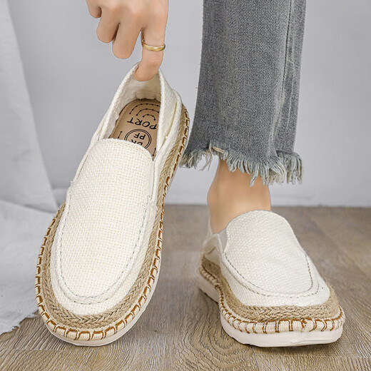 zapatos para hombres de lona dkcci para la primavera y el verano nuevos zapatos casuales transpirables People Peedal zapatos pescadores