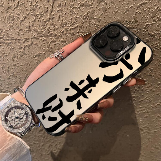 新款 手机壳15promax	适用苹果15promax手机壳新款iphone14感13pr 透白-彩银日复一日白A12099 iPhone15ProMax