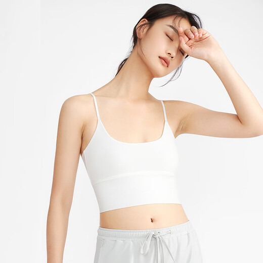 STW.SOTOWELLSTW tube top underwear women's anti-exposure vest summer bra all-in-one with modal straps and breast pads to wrap the chest WB069 with 2 pairs of breast pads, high-end gray M (160)