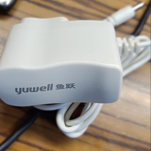诚得景鱼跃YE670A YE-655D YE690血压计血压器电源适配器6V充电插头线 4.0小接头送5.5大口转接头