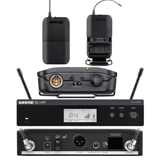 SHURE/Shure BLX14R wireless lavalier microphone conference speech stage performance training host live broadcast chest microphone BLX14R/WL184MB/S (super heart-shaped lavalier)