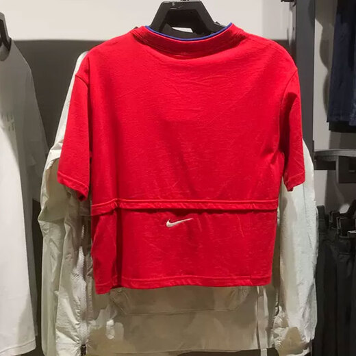 Nike (Nike) T-shirt à manches courtes en 2025 Été Nouveau Sportswear Big Logo SHIRT ROND CONCUT