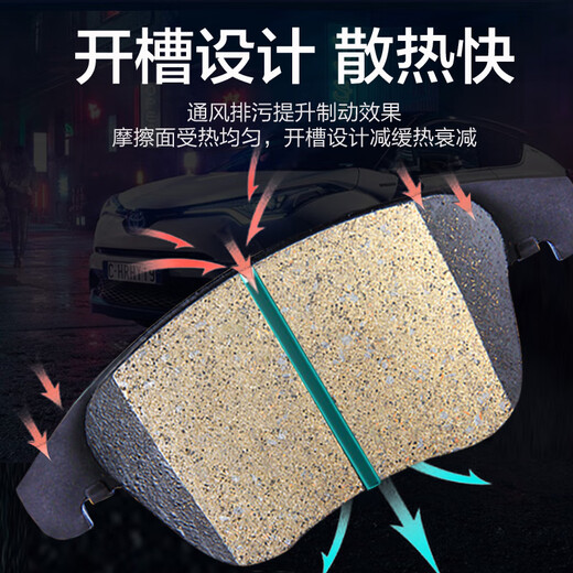 格罗德适用保时捷macan帕拉梅拉卡宴卡曼马肯迈凯718途锐911前后刹车片 后轮一对(4片装) 保时捷Cayenne/卡宴(进口)/2000-20