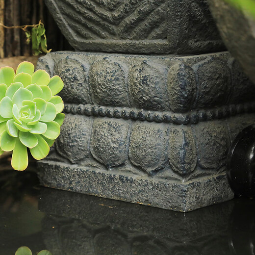 Zhidei courtyard balcony water faucet mop pool outdoor garden decoration landscaping column faucet household floor-standing mop pool Ping An Xile column water faucet without faucet