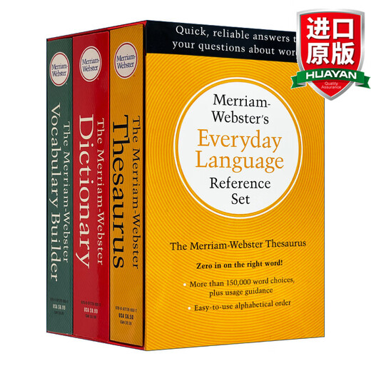 英文原版 韦氏三宝英语字根词根词典 Merriam-Webster Dictionary 英英字典