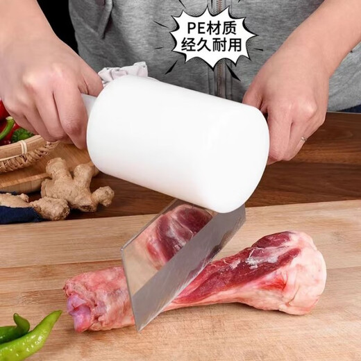 FANCYCHIC Kitchen Meat Chopping Hammer, Meat Hammer, Chop Bones, Knife Back, Auxiliary Hammer to Open Chicken, Chop Duck, Meat Hammer, Vegetable Chopping Assistance Artifact, Log, Diameter 4cm-5cm (Small)