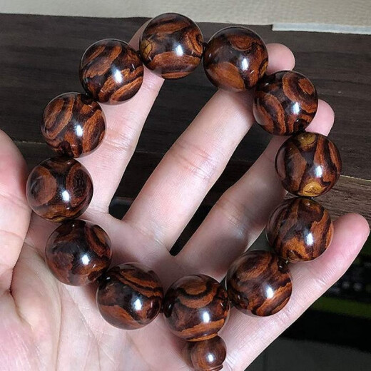Quamer Old Phoenix Gold Store Boutique Huanghuali Bracelet Bead Bead Bracelet 108 Wild Ghost Face Art 719 Purple Pear Scar Pattern Sesame 2 mm