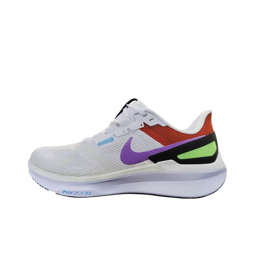 耐克（NIKE）AIR ZOOM STRUCTURE 25男子运动舒适防滑耐磨缓震低帮跑步鞋 FV4867-100白色 42