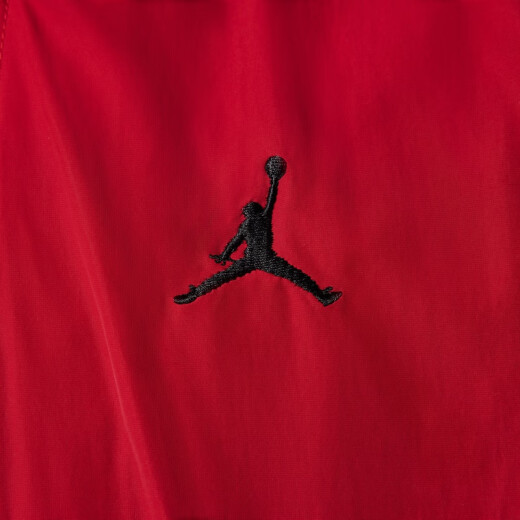 耐克（NIKE）Jordan官方耐克乔丹男童大童防泼水基础款夹克外套梭织IB8384 687健身红/黑 135 XS
