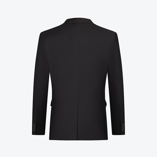Siete marca Suit Men's 25 negocios de primavera y verano ropa formal fácil de hacer collar plano entrevista con chaqueta de traje 126JC70760 Negro 50 B