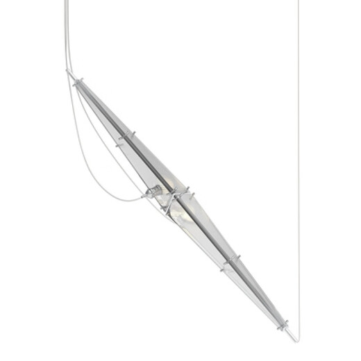 XMSJMISS villa living room creative chandelier SINGCHAN Chen Xingyu restaurant chandelier modern simple designer style stainless steel color lamp head L1283mm original