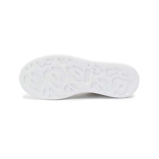 Alexander McQueen 24 Automne et hiver à lacets à manches larges pour femmes Sneakers décontractés à selle épaisse et chaussures blanches Couples 718139 WHGP5 3523 blanc clair jaune 34