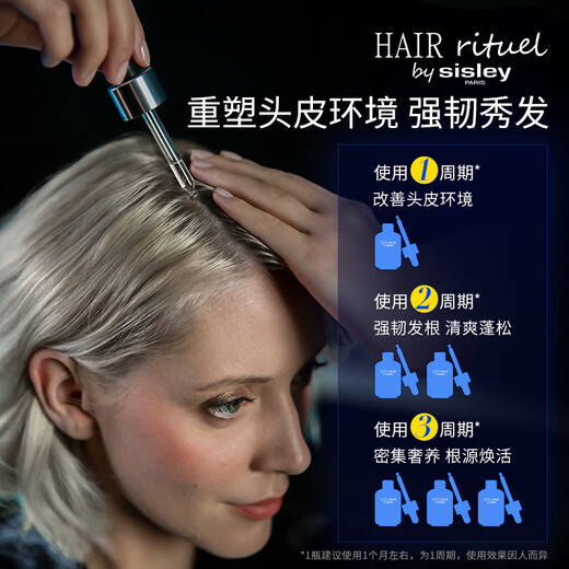 Sisley Sisley Strong Hair Care Essence 60ml Titanium Black Bottle Hair Growth Scalp Hair Growth Christmas Gift for Girlfriend