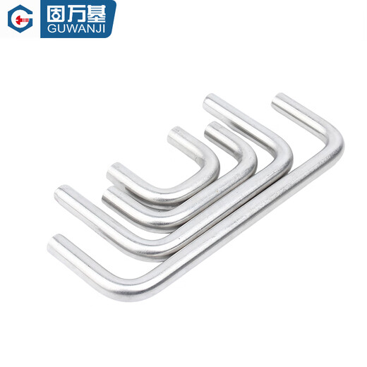 Guwanji authentic 304 stainless steel solid threadless welded handle handle distribution box cabinet cabinet handle U-shaped handle 10x110x50 (1 piece)