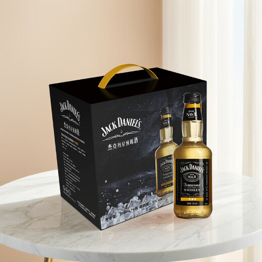 杰克丹尼（Jack Daniels）柠檬味 礼盒装  330ml*6瓶  威士忌  预调酒