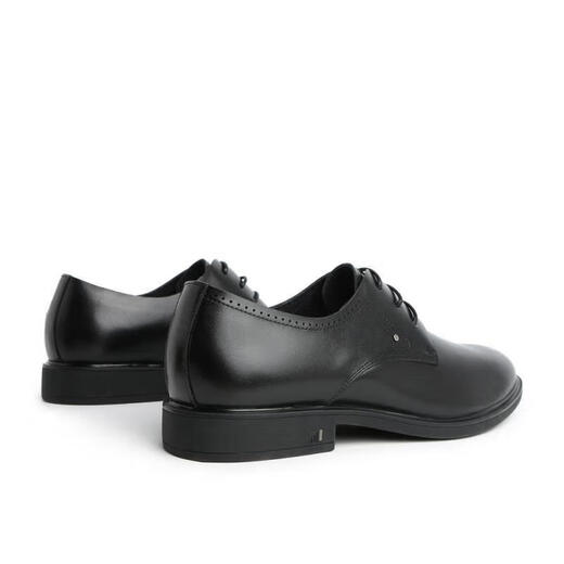 Belle men's shoes, business formal leather shoes, Chinese Valentine's Day gift, heightened soft-soled leather shoes 10503AM0, black-classic version 42