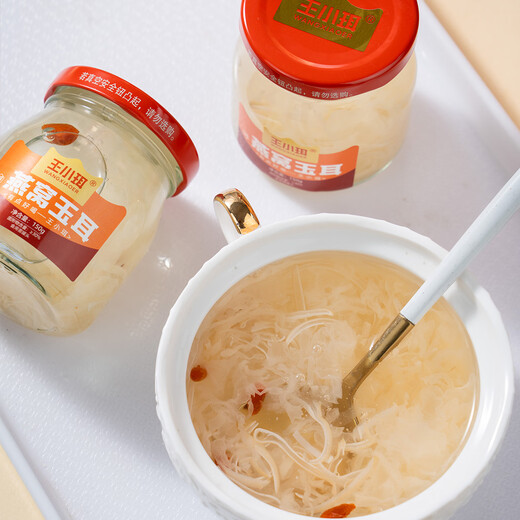 
Wang Xiaoer instant bird's nest jade ear 150g*6 bottle gift box Bird's nest trace the origin to send mother confinement pregnant women New Year's New Year gift box [Bird's nest jade ear gift box] 150g*6 bottles