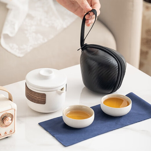 Xiduomi travel tea set portable tea set gift for teacher single teapot kung fu tea set quick cup teacher's day