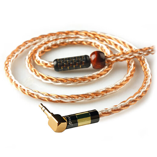 
Xiaofan Headphone upgrade cable Sennheiser ie80s balance cable mmcx se535 846 im03 Platinum copper silver black 3.5mm plug/1.1m