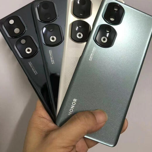 I convient à Honor 90 Pure Couverture arrière d'origine Verre 90pro Couverture de batterie d'origine Disassemblé Mobile Téléphone Mobile Écran arrière Mu Honor 90 Bright Black Back Original Back Couvercle avec Miroir