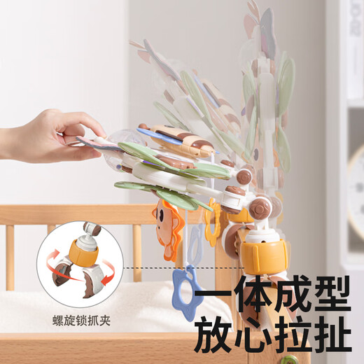 Royal newborn baby music hanging bed bell baby educational soothing bedside rotating rattle pendant hanging early education toy