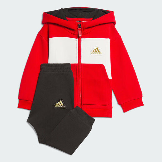 Adidas (Adidas) Ropa para niños Baby 24 Spring Boys Sports Sworts Sweets Sweets Casual Foot Foots traje JF3881