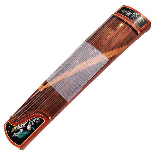 Dunhuang-Marke Dunhuang Guzheng 694l Mahagony-Perlmutter-Perlmutter Fünf-Farben Chengxiang Kinderanfängerprofessionelle Prüfung der Professional Grade Einführung Zheng Shanghai 694LC Peacock Muster (vollständige Set von Accessoires)