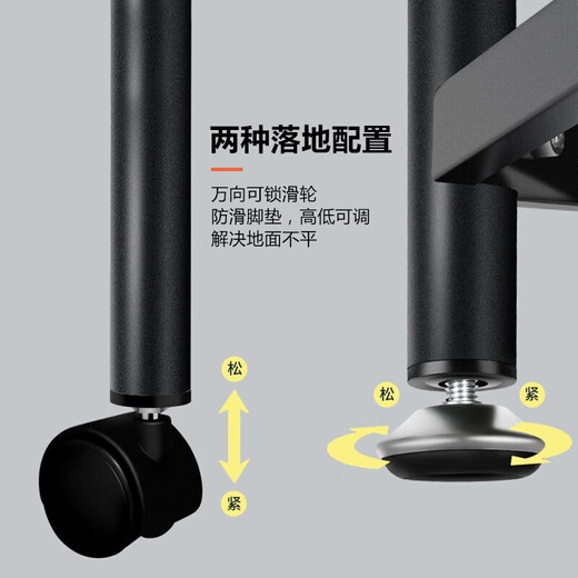 Zhuobo kitchen rack floor-standing storage rack storage rack balcony small shelf BH3 three layers 50*40cm