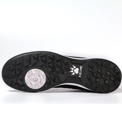 KELME football shoes men's game TF broken spike sneakers students breathable non-slip sneakers black 38