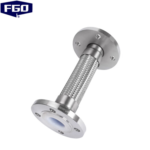 FGO stainless steel fluorine lined braided bellows chemical standard BWGF46-16P DN65 length 9 meters DN65 stainless steel fluorine lined
