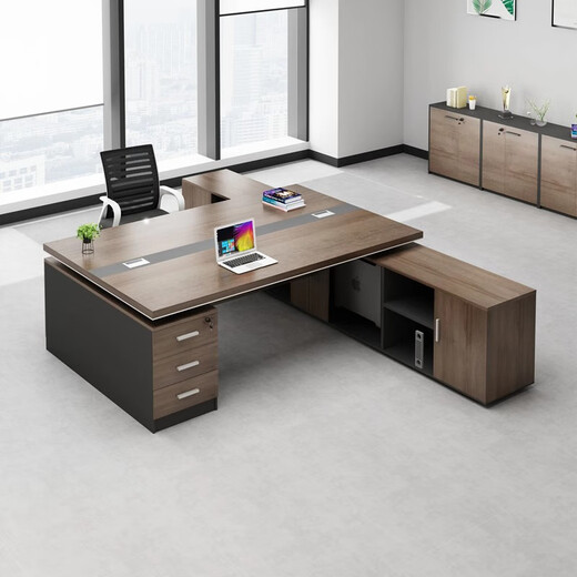 Boxen desk two-person face-to-face double-seat boss desk and chair combination manager computer desk modern integrated workstation 1.4 meters double table
