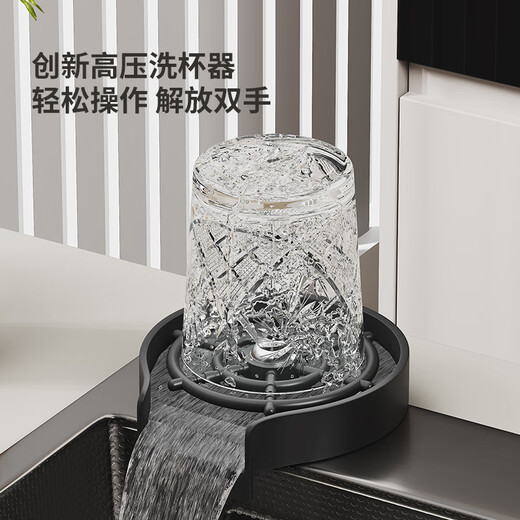 Jiumu Sink Nano Gun Gray SUS304 Thickened Stainless Steel Vegetable Basin Kitchen Handmade Large Single Tank Home Dishwasher Pot Selling Package + Water Cleaning Faucet + Soap Dispenser 680mm*450mm