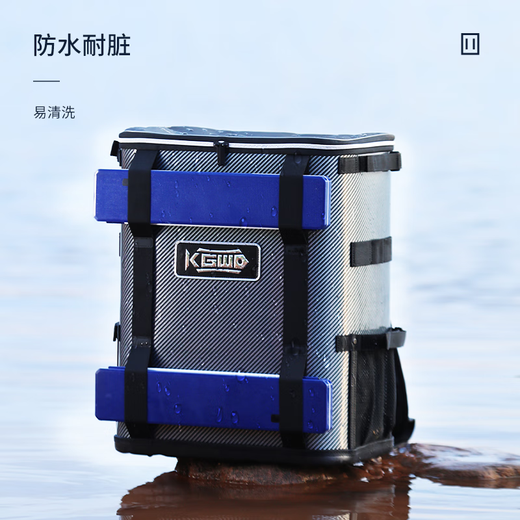 Empty Hook Enlightenment Empty Hook Enlightenment Multifunctional Fishing Backpack Anti-scratch and Wear-Resistant Hard Shell Three-dimensional Backpack Table Fishing Grain Wheat Storage Bag Black