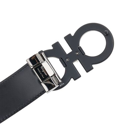 
Ferragamo Belt LOGO Printed Men's Fashion Casual Belt Black 0749930-S 105