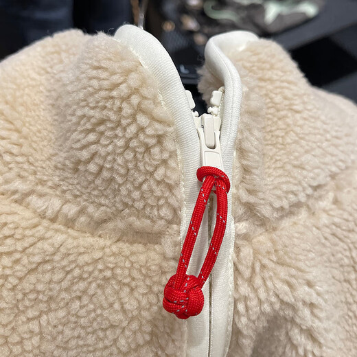 耐克（NIKE）外套男士春秋季新款摇粒绒保暖运动服立领夹克休闲上衣 FZ6194-126浅卡其 XL