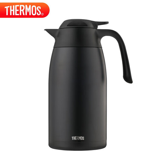 THERMOS thermos kettle 2000ml men and women business household hot water bottle thermos bottle student birthday gift THX-black