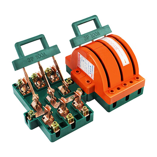 Two-way knife switch 220v double throw double throw 2p dual power conversion electric knife switch with head and reverse knife 2P 63A non-transparent