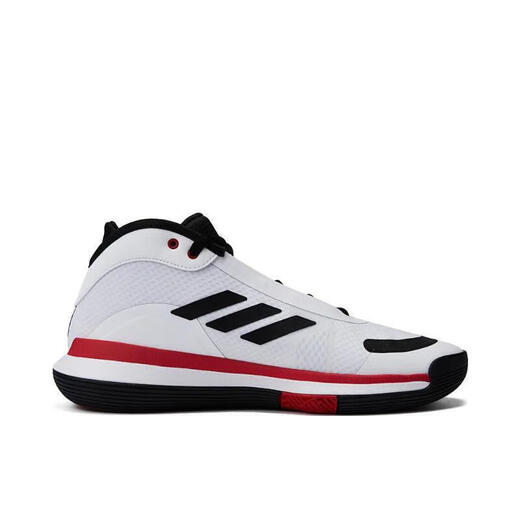 阿迪达斯 （adidas）男鞋夏季新款透气运动减震耐磨休闲实战训练篮球鞋 IE9277 白黑红 44