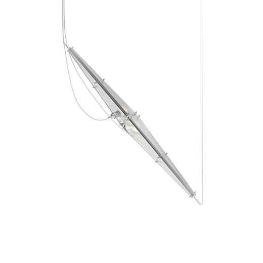 XMSJMISS villa living room creative chandelier SINGCHAN Chen Xingyu restaurant chandelier modern simple designer style stainless steel color lamp head L1283mm original