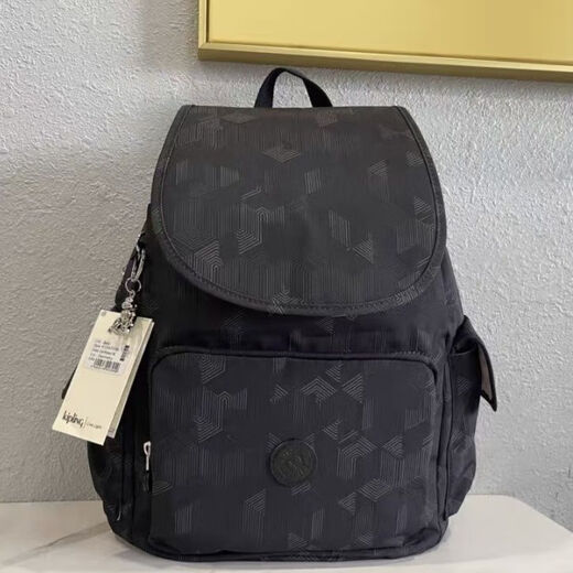 Kipling Kaipulin Student Schoolbag Sac de singe Kaipulin Sac à dos imperméable Sac de maman Nouveau grande capacité 12147 noir