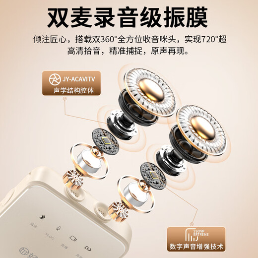 Good Shepherd Wireless Lavalier Microphone Sound Card Live Broadcast Equipment Set Outdoor Professional Short Video Radio Douyin Anchor Noise Reduction Recording Microphone Mobile Phone Camera Little Bee One to Two