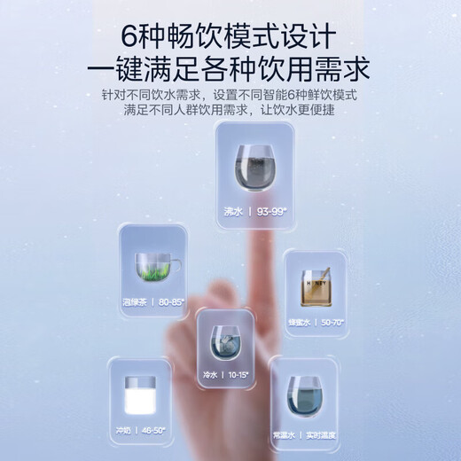 美的（Midea）壁挂管线机家用台式即热式饮水机净水器搭档冷热两用饮水机MG902-D 白月光【冷热款】