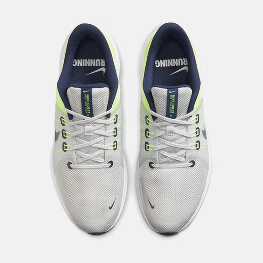 
Nike (NIKE) men's shoes summer new QUEST 4 sports shoes cushioning running shoes casual shoes running shoes DA1105-003 gray fluorescent yellow 44.5