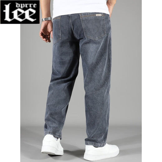 Lee DPRRE Spring et été Stretch Stretch Nine Point Pantal pour hommes 2024 Nouveau pantalon décontracté Harlen Casque à 9 points -2 Gray adapté au printemps et à l'été Thin 29 Taille 2 pieds 2