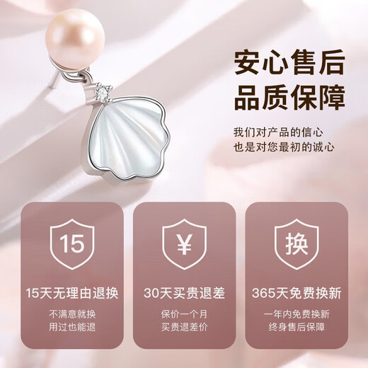 Central Chuang Fashion Chinese Gold Pearl Silver Earrings Earrings Earrings Feminine Girls Birthday Gifts for Girlfriends and Wife S925
