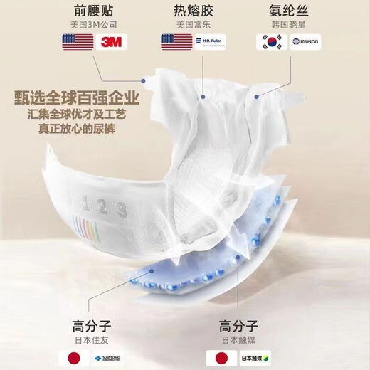 bebebus装仔纸尿裤拉拉裤夏季超薄透气尿不湿学步裤新生婴儿尿布 拉拉裤XXL(一提4小包共24片)
