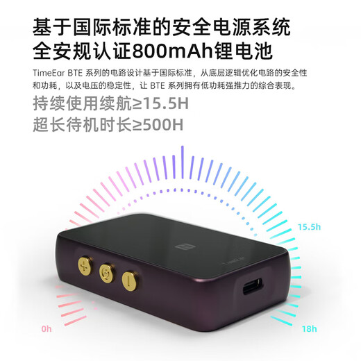 TIMEEAR BTE8 wireless Bluetooth decoding amp small tail Qualcomm 5125 dual CS43131 digital decoding chip high performance Bluetooth wired dual use long battery life btr5 high quality titanium gray - free portable headphone bag high performance dual chip decoding