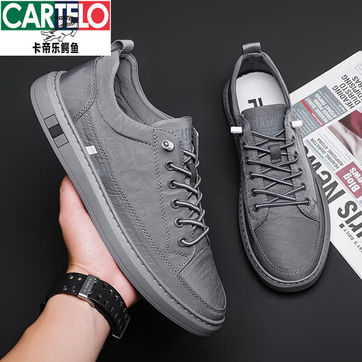 Katile Crocodile Herrenschuhe für Sommer-Leinwandschuhe für Herren Anti-Odor-dünne trendige Schuhe zum Fahren lässiger Stoffschuhe atmungsaktive Ice Seidenschuhe [gleicher Stil im Einkaufszentrum] Black 42